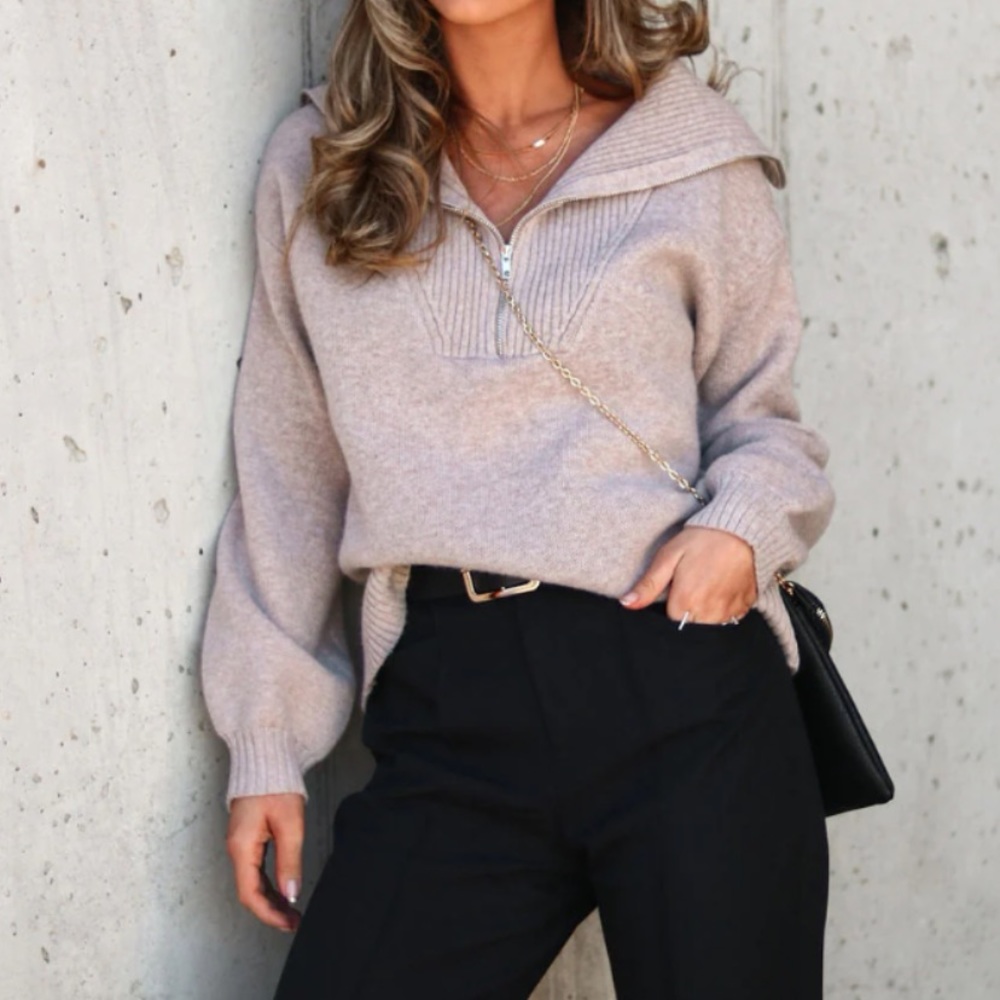 Vici Half Zip Sweater